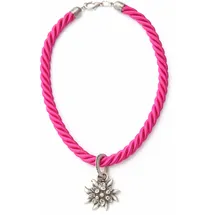 Allgäu Rebell Collier Marlene rosa/Textil