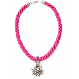 Allgäu Rebell Collier Marlene rosa/Textil