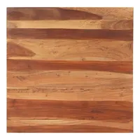 VidaXL Tischplatte Massivholz Palisander 25-27 mm 80×80 cm