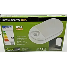 ChiliTec LED Außenlampe mit Bewegungsmelder Reichweite 10W 1010Lumen