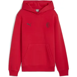Puma AC Milan FtblEssentials Hoodie Rot/Schwarz 176