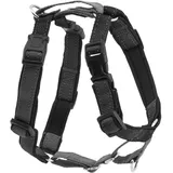 PetSafe 3-in-1-Geschirr und Rückhaltegurt für Hunde, Mit Anti-Zieh-Ring und Rückhaltegurt fürs Auto, Größe L, Schwarz