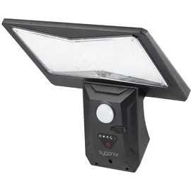 Sygonix SY-5626570 Solar-Außenwandleuchte mit Bewegungsmelder LED LED fest eingebaut 6 W Schwarz