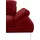 W.Schillig Couch Leder 3-Sitzer Rot