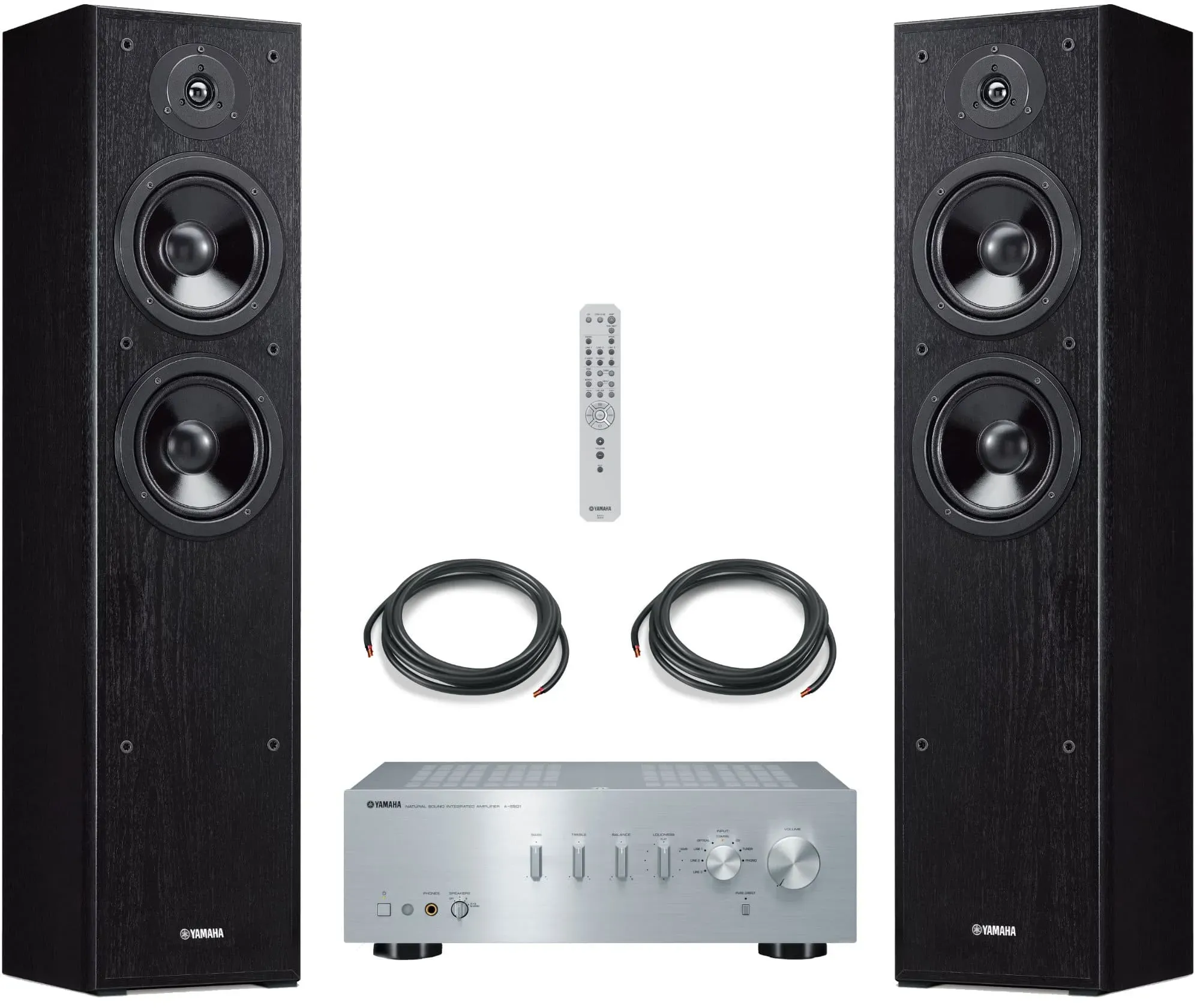 Yamaha A-S501 / NS-F51 HiFi Stereoanlage silber Set