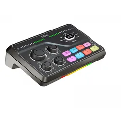 Fifine AmpliGame SC8 Audiomixer - Schwarz