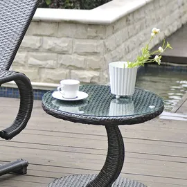 neu.haus [neu.haus] Glasplatte Glasgow Rund Glasscheibe Tischplatte ESG Glas Kaminplatte Kaminglas DIY Tisch