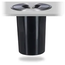 Relaxdays Einbaumülleimer 29,5 l Schwarz