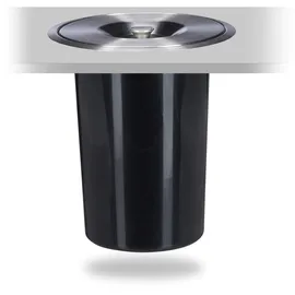 Relaxdays Einbaumülleimer 29,5 l Schwarz