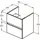 Ideal Standard Eurovit+ 2 Auszüge 50 x 44 x 55 cm Weiß