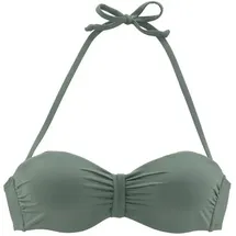 BENCH Bikini-Top Damen Grün 36 Cup D