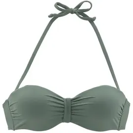 BENCH Bikini-Top Damen Grün 36 Cup D