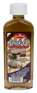 Elite Teaköl Hartholzpflege, für Teakholz-Möbel, 175 ml - Flasche