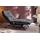 KAWOLA Relaxliege AMERIVA Polyester 80 x 110 x 158 cm Schwarz mit Kissen und Kopfteil