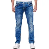 RUSTY NEAL LEVIN 4 Straight Fit Blau 30/34