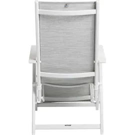 Kettler Basic Plus Relaxsessel 59 x 59 x 108 cm weiß/hellgrau