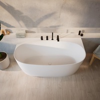 rivea Maila Vorwand-Badewanne für individuelle Ab- und Überlaufsysteme L: B: 86 H: 58 cm,