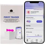 Perifit - Beckenbodentrainer mit App | Kegel-Übungsgerät für Frauen | Stärkt die Beckenbodenmuskulatur, verbessert die Blasenkontrolle und beschleunigt die Erholung nach der Geburt