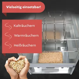 Lemodo Räucherofen mit Räucherschnecke