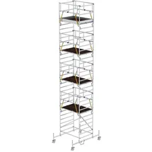 Günzburger Munk Rollgerüst SG 1,35 x 1,80 m mit Fahrbalken Doppel-Plattform 1,35x1,80m Plattform 10,58m AH