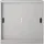 [en.casa] Rieti Aktenschrank 90 x 40 x 90 cm Hellgrau