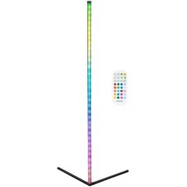 Grundig LED-Eckstehleuchte 140 cm schwarz