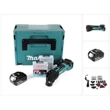 Makita DTM 51 M1JX2 Akku Multifunktionswerkzeug 18 V + 1x Akku 4,0 Ah + 39 tlg. Zubehör Set +