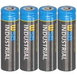 WSB Industrial IFR 14500 AA 600 mAh 4 St.