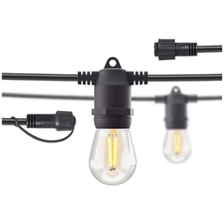 Hombli LED-Lichterkette smarte outdoor Lichterkette schwarz