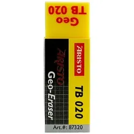 ARISTO Radiergummi Geo TB020 gelb/weiß, 1 St.
