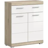 WELLTIME SIENA Unterschrank 74 x 88 x 31 cm Weiß/Braun