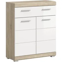 WELLTIME SIENA Unterschrank 74 x 88 x 31 cm Weiß/Braun