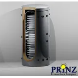 prinz thermotechnik gmbh Hygienekombispeicher 2000 Liter mit 2 Wärmetauschern und Isolierung Typ PHSS 2000 - Grau