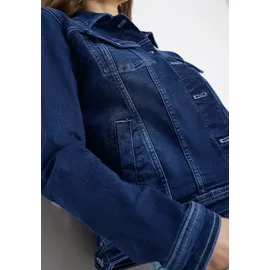 Cecil Jeansjacke mit Brusttaschen und Knöpfen in blau S
