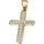 FIRETTI Kettenanhänger Schmuck Geschenk Silber 925 Halsschmuck Anhänger Kreuz Gold