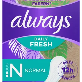 Always Daily Fresh Normal, mit 100 % pflanzenbasierten Fasern, 42 Stück,