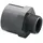 Magni Mega Übergangsnippel Pvc-u 25/32 mm PVC Klebe Fitting Sechs-/Achtkant mm x 1 Zoll Klebemuffe/klebestutzen X Außengewinde 10 Bar, Grau