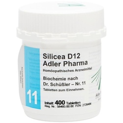 Silicea D12 Adler Pharma Biochemie nach Dr. Schüßler Nr.11, Tablette