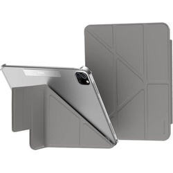 MagEasy Origami-Style Nude Schutzhülle iPad Pro 11 & iPad Air 10.9 - Grau (iPad 10.9 (2022), IPad Air 10.9, iPad Pro 11 2022 (4. Gen), iPad Pro 11 2021 (3. Gen)), Tablet Hülle, Grau