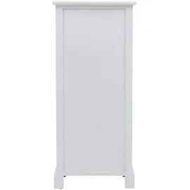 Mobili Rebecca Kommode, Weiß, Holz, Rechteckig, 27x84x37 cm, Wohnzimmer, Kommoden - Sideboards, Kommoden