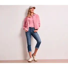 STREET ONE 7/8-Jeans - Damen, Gr. 32 - dunkelblau