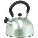 Ibili - Kaffeekocher, klassischer Pfeifton, 2,5 Liter, Edelstahl, für Induktionsherde geeignet