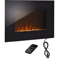 Dema - Wandkamin Elektrokamin Kamin elektrisch mit Heizung und Fernbedienung 1800 w