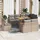 vidaXL Garten-Lounge-Set 9-tlg. beige