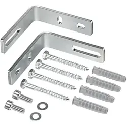 Oventrop Wandhalterung 1351593 mit Befestigungsmaterial, für Modulverteiler, Stahl, für Regumat