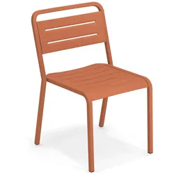 Emu Urban Stapelstuhl Aluminium - Ahorn Rot