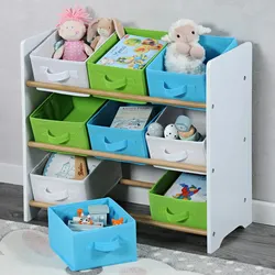 KESPER Kinder- Aufbewahrungsregal,FSC, Farbe: weiß