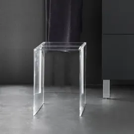 Laufen Hocker Max Beam 33 x 28 x 46,5 cm Kristallklar