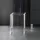 Laufen Hocker Max Beam 33 x 28 x 46,5 cm Kristallklar
