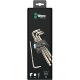 WERA 3950/9 Hex-Plus Stainless 1 SB Winkelschlüsselsatz, metrisch, Edelstah